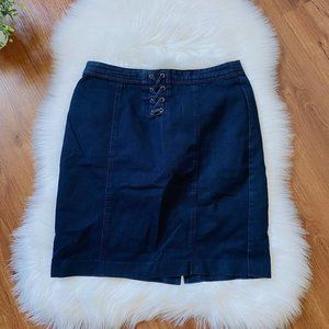 Talbolts Petites Dark Denim Mini Skirt Size 8P